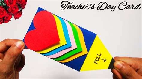 Teachers Day Special Card How To Make Teachers Day Card Easy