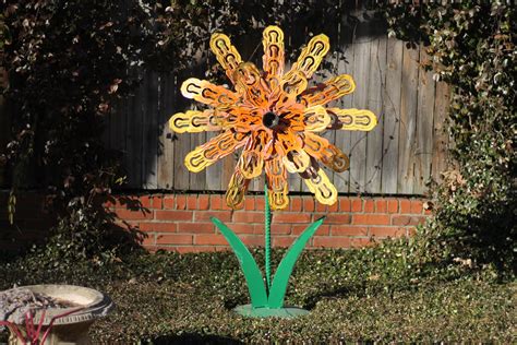 Colorful Metal Yard Flowers Buy Sowsun Wind Spinner Outdoor Colorful