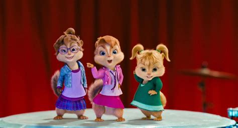 The Chipettes In Alvin And The Chipmunks The Squeakquel