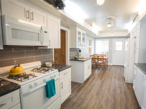 Yes, and temperature fluctuations, humidity changes characteristic of the kitchen facilities. Updated Modern Kitchen With Hardwood-Look Vinyl Flooring ...