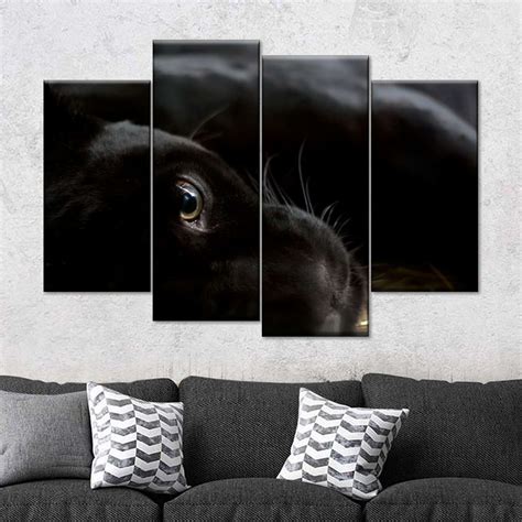 Black Panther Multi Panel Canvas Wall Art Elephantstock