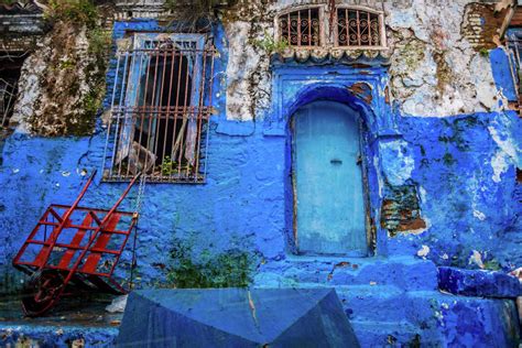 Blue City Of Chefchaouen Morocco North Africa Africa Stock Photo