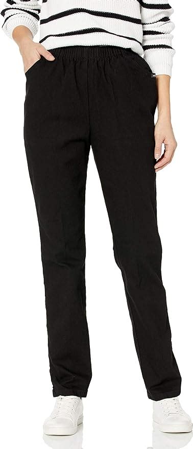 Chic Classic Collection Womens Stretch Elastic Waist Pull On Pant At