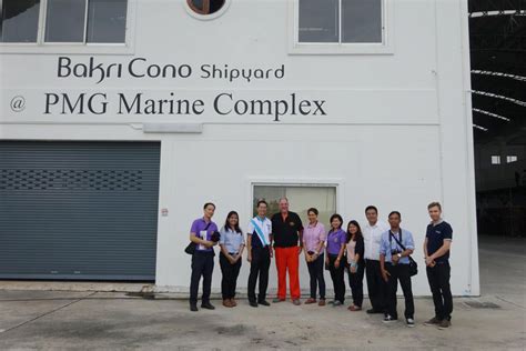 Visit Of The Bangkok Marine Department Pmg Ship Yard Is In Thailand