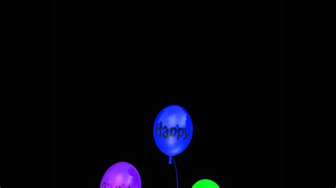 C4D-Animated Happy Birthday Balloons.mov - YouTube