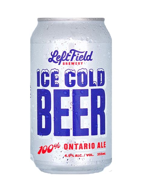 Runner Left Field Ice Cold Beer 100 Ontario Ale
