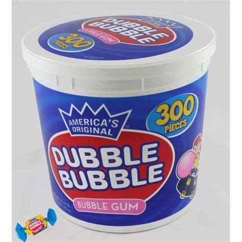 Tub Original Double Bubble Gum Dubble Bubble Dubble Bubbles