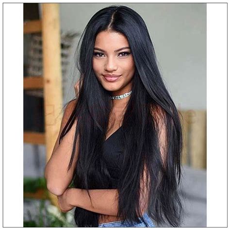 Black Brown Wigs For Women Long Straight Hair Wig Black Natural Hairstyles Straight