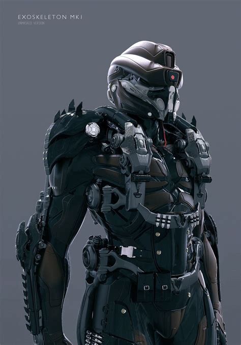 ArtStation EXOSKELETON MK In Tactical Armor Futuristic Armour Military Armor