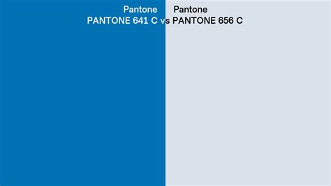 Pantone 641 C Vs Pantone 656 C Side By Side Comparison