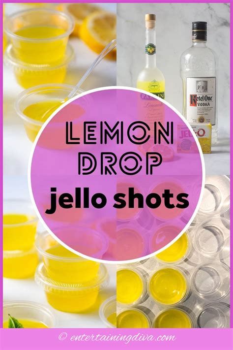 Lemon Drop Jello Shots Recipe