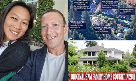 Mark Zuckerbergs 37m Five House Estate In Palo Alto Is Seen In