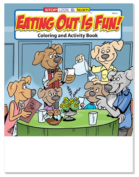 Coloring Set Eating Out Is Fun Coloring Book Fun Pack 0579 Smwolf