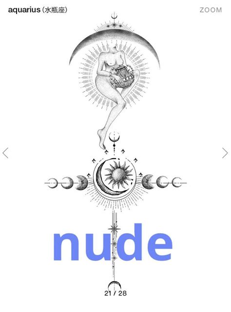 Horoscope Tattoo Tops Nude