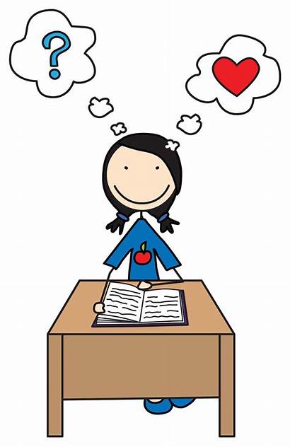 Clipart Self Read Students Daily Reading Thinking