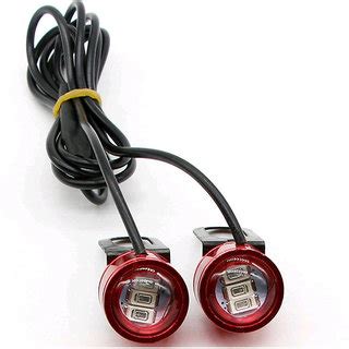 2 x 12v motorcycle eagle eye mirror lights. Buy Spidy Moto LED Eagle Eye Lamp DRL Strobe Light with ...
