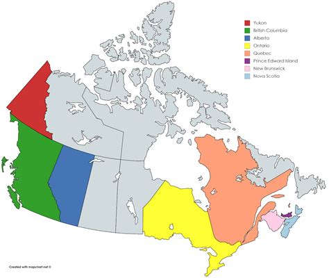 13 Provinces Of Canada Map English Canadians Wikipedia Alberta