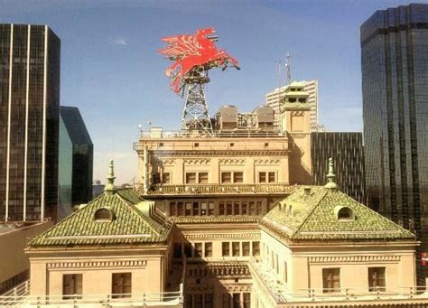 The Flying Red Horse Atop Magnolia Hotel Hotel Building Building