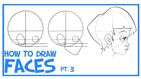 How To Draw Faces Side View Cartooning 101 3 Youtube
