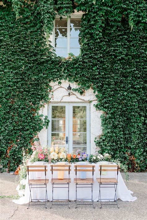 Monets Multi Colored Garden Wedding Inspiration For
