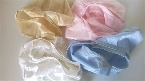 1960 s silky pastel nylon panties knickers 4 pack ladies teen girls s 8 10 ebay
