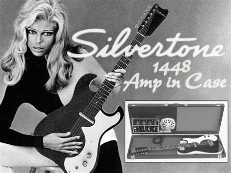 Silvertone Ad From 1964 The Amp Was Built Into The Case Must Have Weighed A Ton Guitar