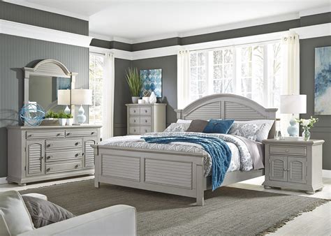 Miah solid wood 3 piece dresser set. Summer House II Gray Panel Bedroom Set from Liberty ...