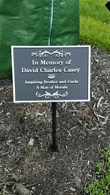 Custom Outdoor Garden Plaques Images