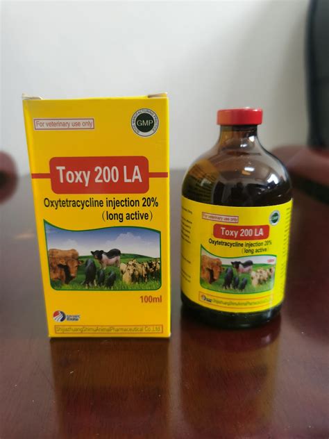 50ml 100ml Veterinary Use 20 Oxytetracycline Injection China