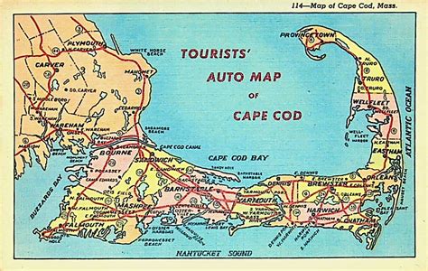 Detailed Map Of Cape Cod