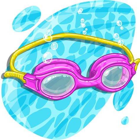 Goggles Clipart Pool Item Goggles Pool Item Transparent Free For