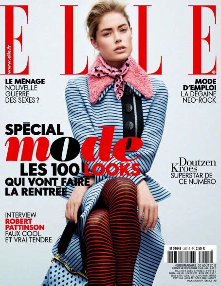 Doutzen Kroes Elle Magazine 30 August 2013 Cover Photo France