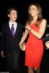 Liz Hurley Brings 12 Year Old Son Damian As Date To Premiere Of The