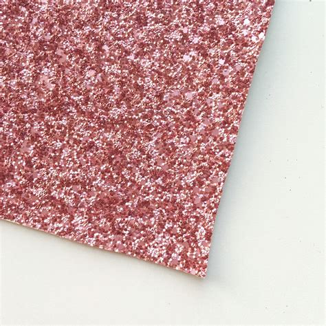 Soft Pink Glitter Matte Glitter Fabric Sheet 8x11 Glitter