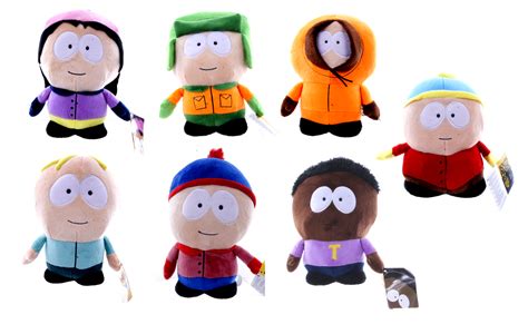 New Official 10 South Park Plush Soft Toys Cartman Kenny Kyle Stan