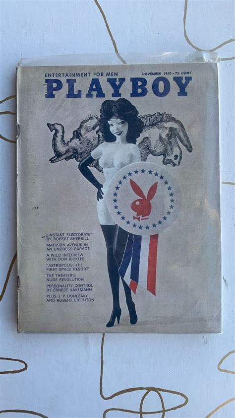 Playboy Magazine November 1968 The Theaters Nude Revolution