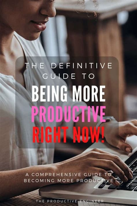 Definitive Guide To Being More Productive Right Now The Productive