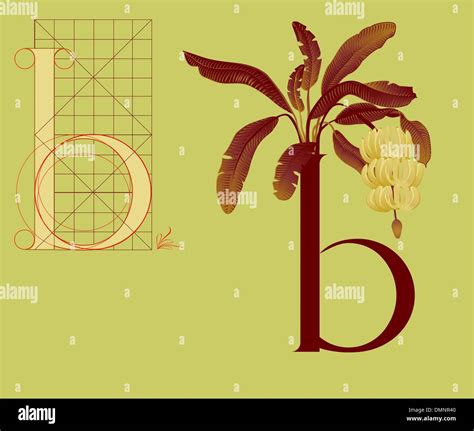 Vintage Letter B Stock Vector Image And Art Alamy