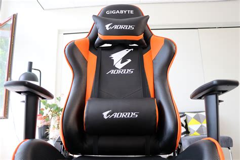 The contoured, densely padded, faux leather seat, high back and built in lumbar support will keep you comfortable all day and all night. Gigabyte Aorus AGC300 Gaming Chair review | Techtesters