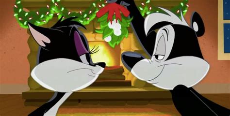 Penelope Pussycat And Pepe Le Pew Mistletoe By Idunnowat On DeviantArt Pepe Le Pew Looney