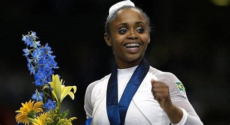 Daiane ressaltou a importância da representividade de uma mulher negra ser considerada a segunda melhor ginasta do. Nos esportes olímpicos do Brasil, o mundo e o ouro são das ...