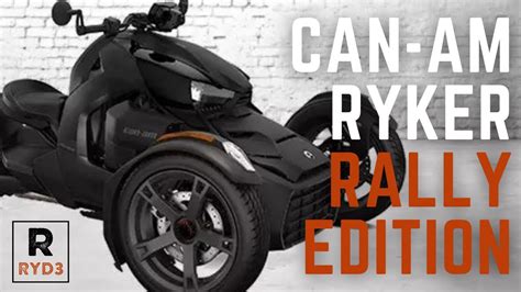 2021 Can Am Ryker Rally Edition Ryd3r Review Youtube