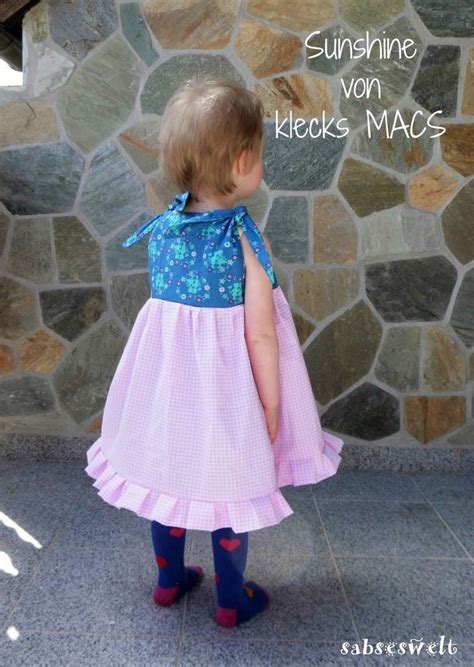 Schnittmuster für kinder bei zierstoff » babyschnittmuster röcke & kleider hosen & jacken schals & accessoires alles für dein nächstes nähprojekt ! Schnittmuster Sunshine von klecksMACS | Schnittmuster, Mädchenkleid, Kinder kleider