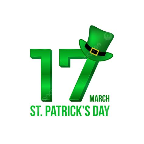 Saint Patrick Day Vector Png Images 17 March Saint Patrick S Day Vector Design Saint Patricks