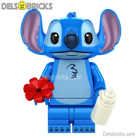 Stitch From Lilo And Stitch Lego Disney Minifigures Custom Toys