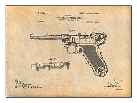 Luger Pistol Drawing Hot Sex Picture