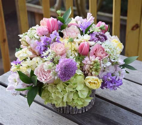 Spring Flower Basket By Fleurelity In 2021 Fresh Flowers Arrangements