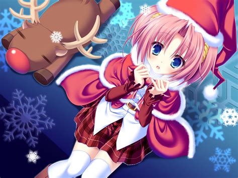 Download Anime Christmas Wallpaper Grasscloth By Snguyen77 Anime