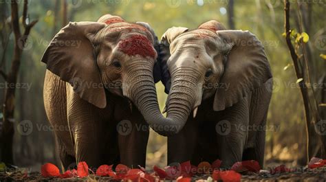 Photo Of Heart Melting Two African Elephants With An Emphasis On