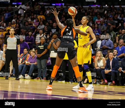 Los Angeles Sparks Forward Candace Parker 3 During The Connecticut Sun